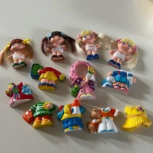 1979 Dolly Pops - 4 dolls and 8 outfits